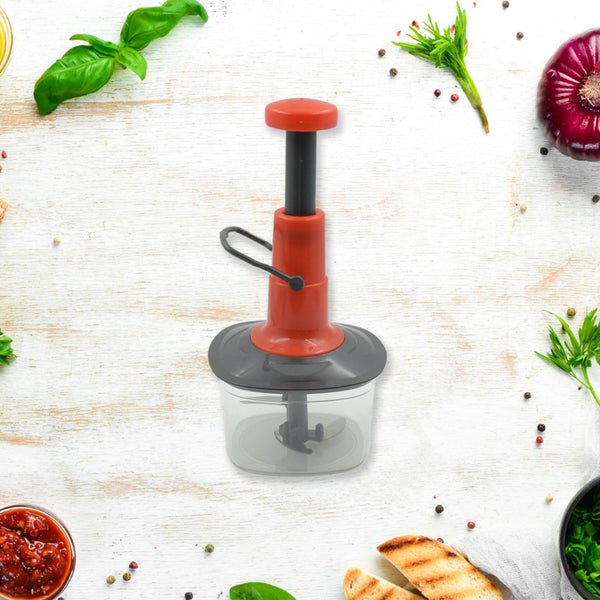 04_72d81f68-5000-4035-9b4d-b984c47aa04f.jpg Manual Food Chopper (650ml): Stainless Steel Flates, Locking System, Anti-Slip Base - Image 1