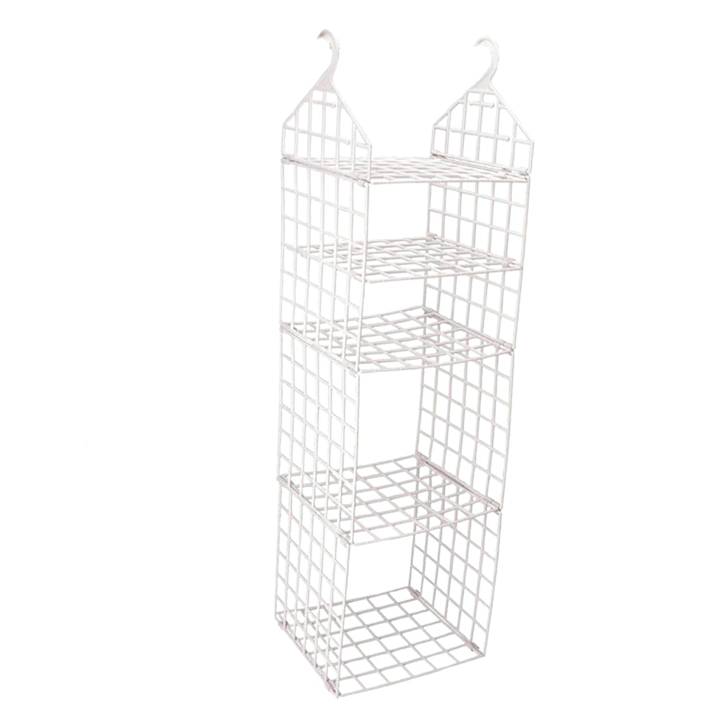05_51d7f09c-ebe2-4996-a2b6-ca4915f1215c.jpg MULTIPURPOSE 5 LAYER FOLDING CLOTHES STORAGE RACKS||CLOSET FOR STUDENTS WARDROBE SHELVES SOCKS, SCARF, T-SHIRT, ETC||HANGING ORGANIZER STORAGE HOLDERS & RACKS - Image 1
